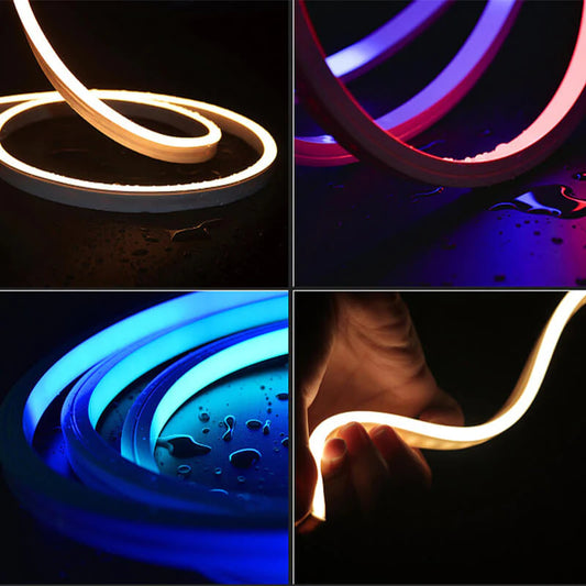 Bande LED flexible à fibre optique